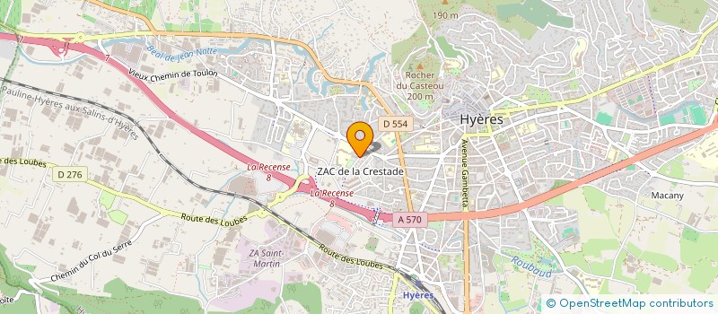 localisation de l'entreprise FLOWBOAT  HYERES