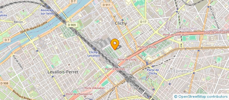 localisation de l'entreprise FLOWCRAFT à CLICHY