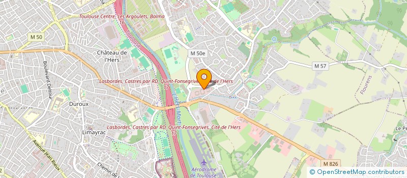 localisation de l'entreprise FLOWER  BALMA