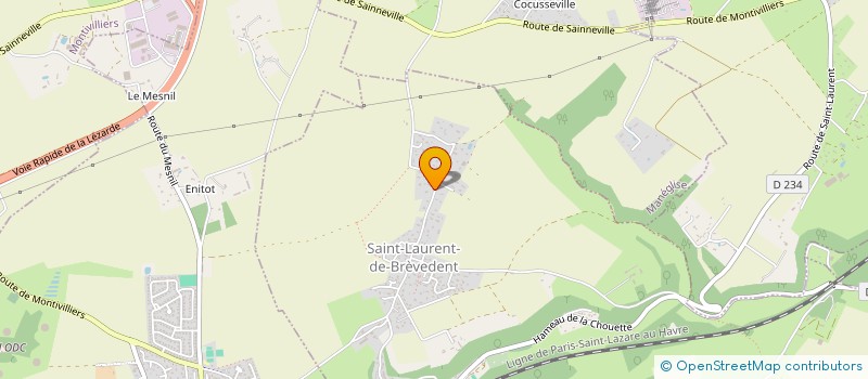 localisation de l'entreprise FLOWER  SAINT-LAURENT-DE-BREVEDENT