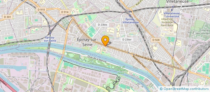 localisation de l'entreprise FLOWER BLUE  ENGHIEN-LES-BAINS