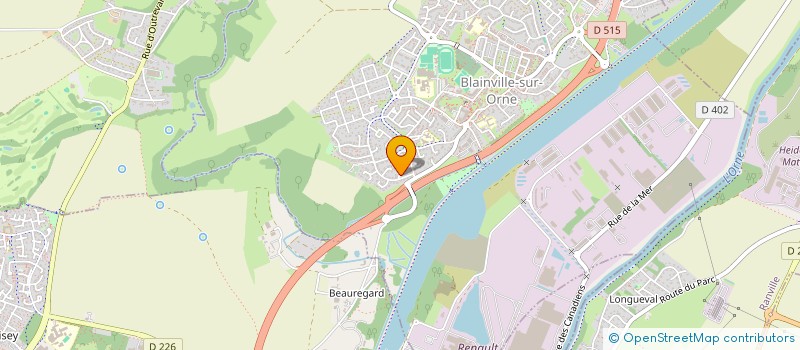 localisation de l'entreprise FLOWER COAST RECORDS  BLAINVILLE-SUR-ORNE