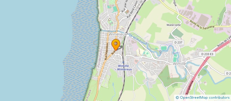 localisation de l'entreprise FLOWER INVEST  WIMEREUX