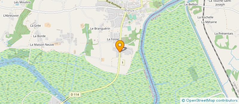 localisation de l'entreprise FLOWER OF LIFE  RIEUX