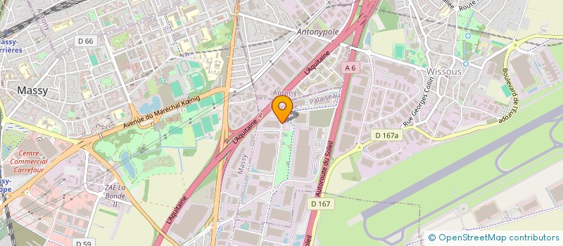 localisation de l'entreprise FLOWER SHOP  WISSOUS