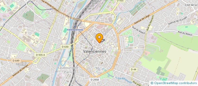 localisation de l'entreprise FLOWER70 à VALENCIENNES