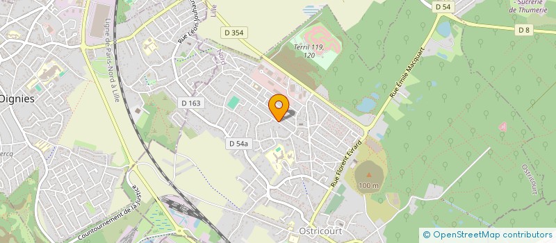 localisation de l'entreprise FLOWERAUTOMOBILE  OSTRICOURT