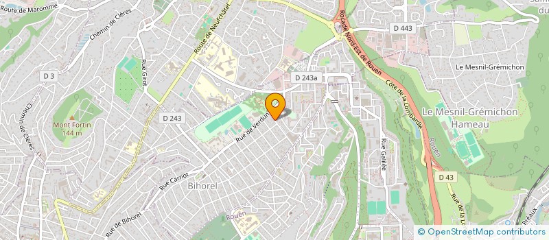 localisation de l'entreprise FLOWERBOX  BIHOREL