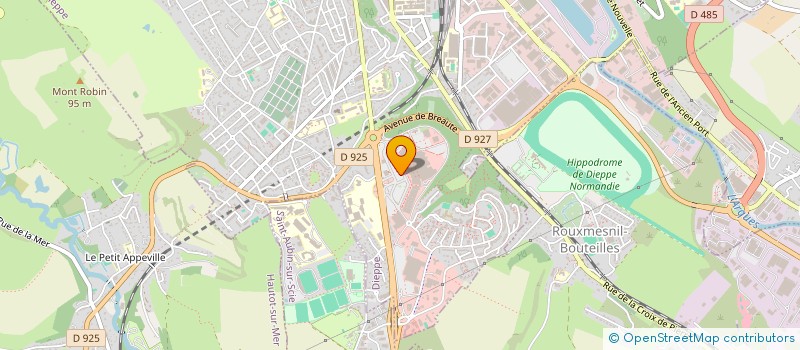 localisation de l'entreprise FLOWERS  DIEPPE