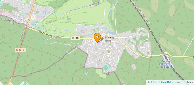 localisation de l'entreprise FLOWERS & CO  COYE-LA-FORET