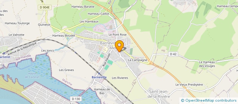 localisation de l'entreprise FLOWERS & CO  BARNEVILLE-CARTERET