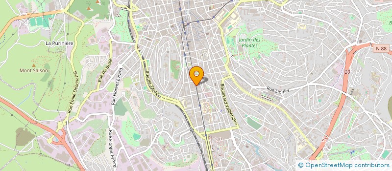 localisation de l'entreprise FLOWERS FAMILY  SAINT-ETIENNE