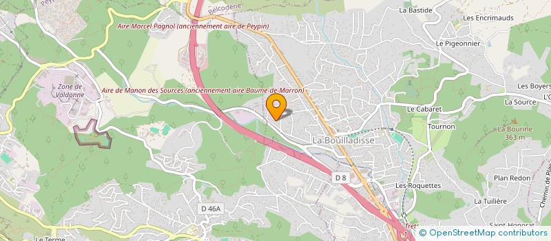 localisation de l'entreprise FLOWERS RP  LA BOUILLADISSE