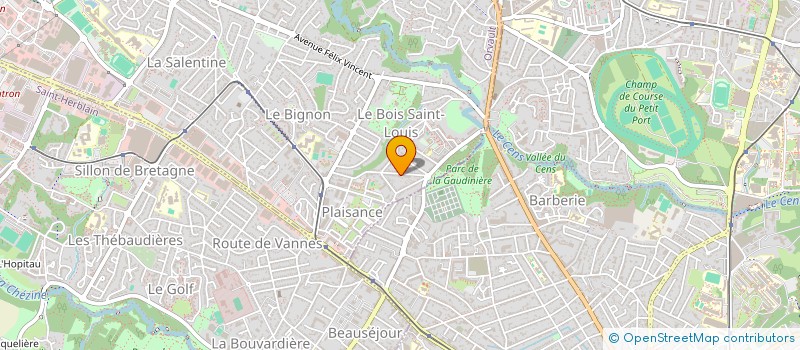 localisation de l'entreprise FLOWEST à ORVAULT