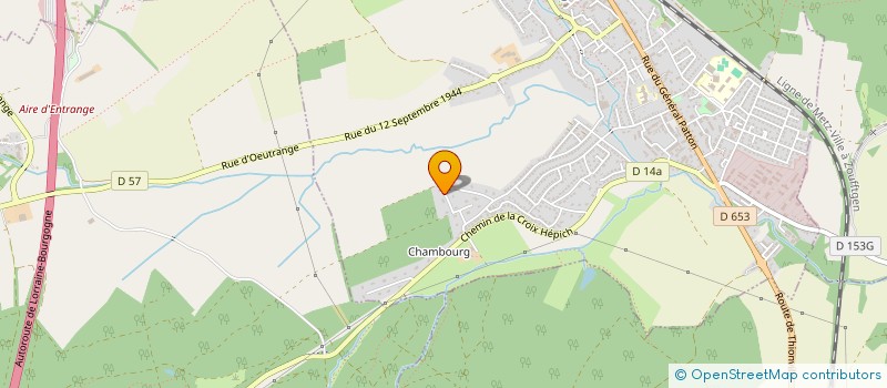 localisation de l'entreprise FLOWEY  HETTANGE-GRANDE