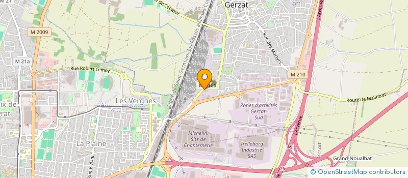 localisation de l'entreprise FLOWGENE  SAINT-BEAUZIRE