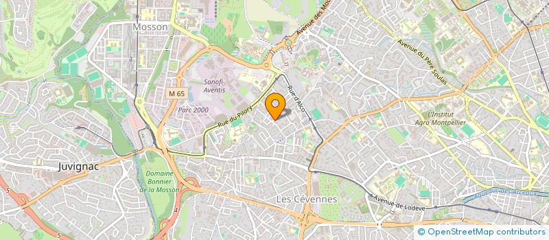localisation de l'entreprise FLOWORK à MONTPELLIER