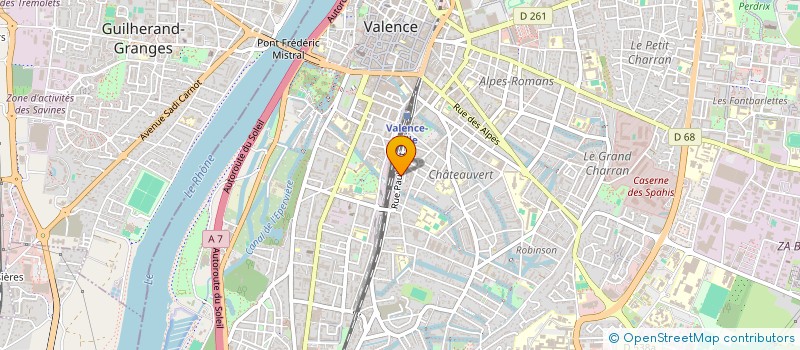 localisation de l'entreprise FLOWRAC  VALENCE