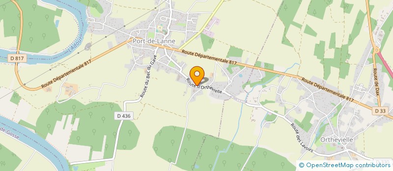 localisation de l'entreprise FLOWTECH ASSAINISSEMENT  PORT-DE-LANNE