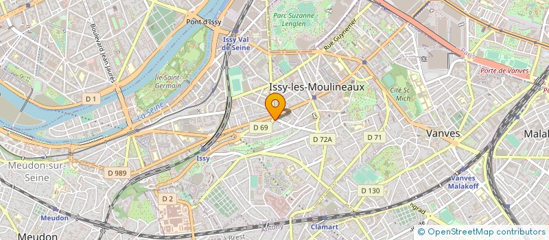 localisation de l'entreprise FLOWWA à ISSY-LES-MOULINEAUX