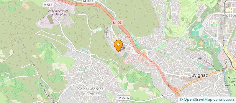 localisation de l'entreprise FLOXIS  JUVIGNAC