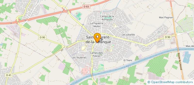 localisation de l'entreprise FLOXIVI  SAINT-LAURENT-DE-LA-SALANQUE