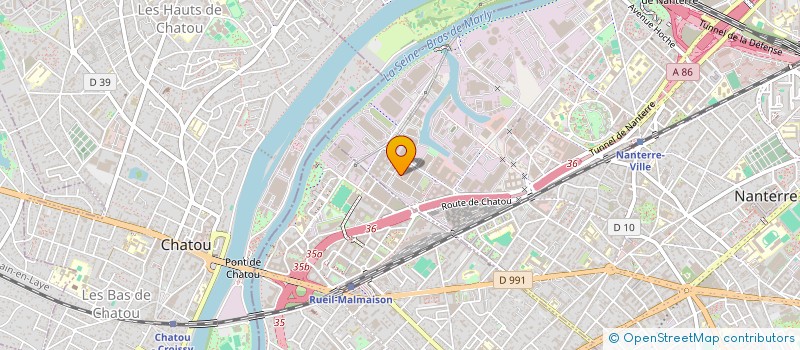 localisation de l'entreprise FLOXLAB à NANTERRE