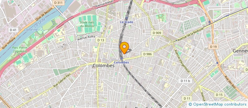 localisation de l'entreprise FLOYD à COLOMBES
