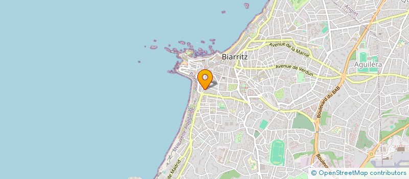localisation de l'entreprise FLOYD B INVEST à BIARRITZ