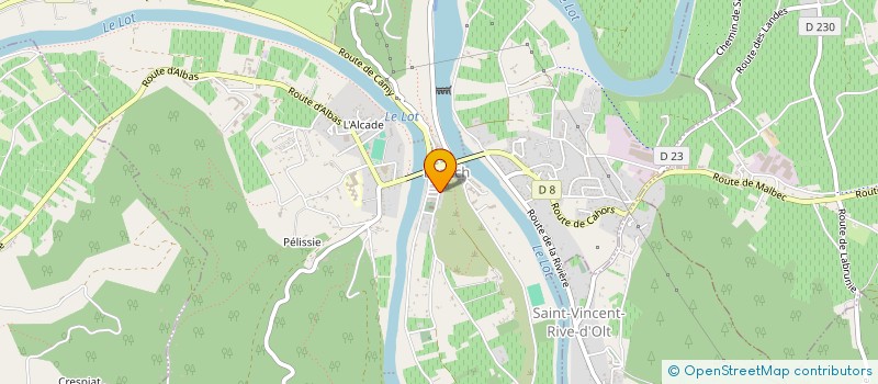 localisation de l'entreprise FLOYRAC HABITAT  LUZECH