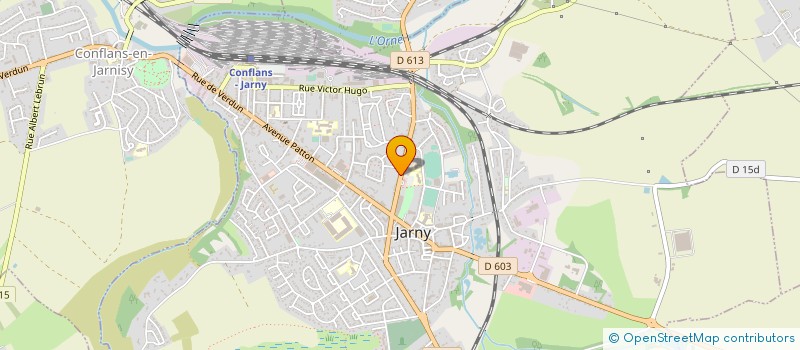 localisation de l'entreprise FLP DIFFUSION à JARNY