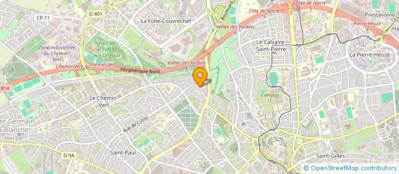 localisation de l'entreprise FLP FINANCES à CAEN