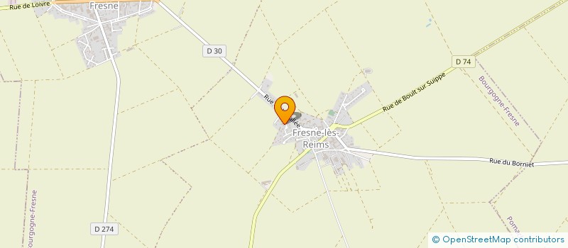 localisation de l'entreprise FLPC  BOURGOGNE-FRESNE