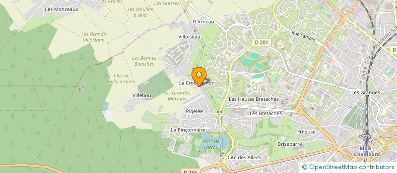 localisation de l'entreprise FLPHR  BLOIS