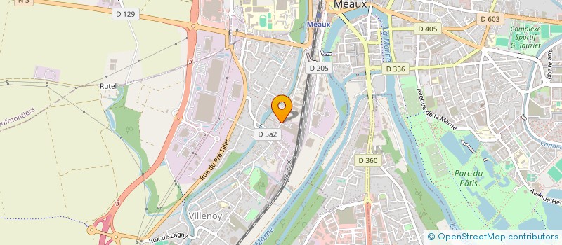 localisation de l'entreprise FLR 25  VILLENOY