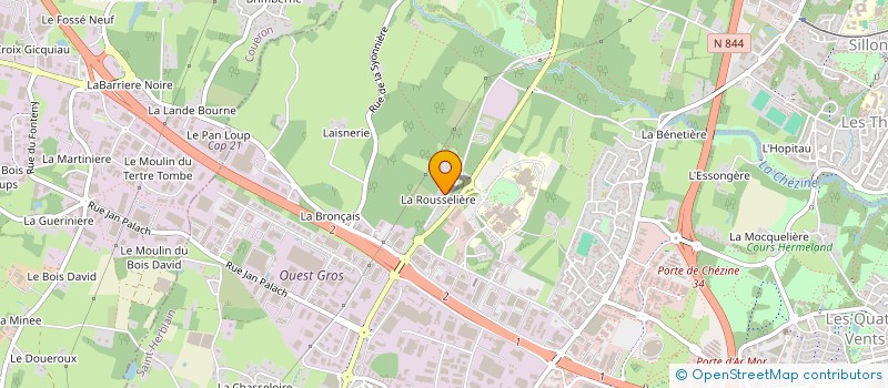 localisation de l'entreprise FLR  ST-HERBLAIN