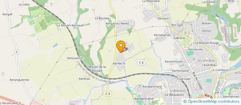 localisation de l'entreprise FLR CARRELAGE EURL à MELLAC