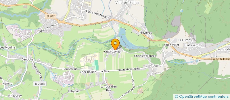 localisation de l'entreprise FLR GP  LA TOUR