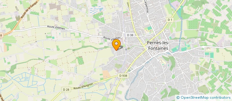 localisation de l'entreprise FLR IMMO  PERNES-LES-FONTAINES