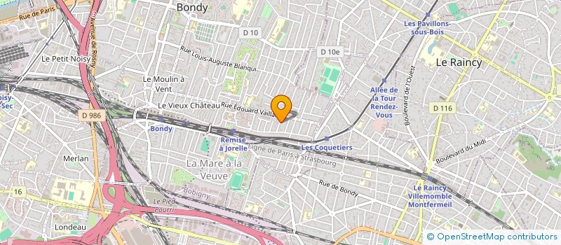localisation de l'entreprise FLR PRO à VILLEMOMBLE