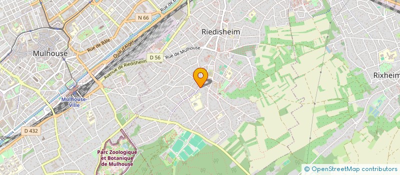 localisation de l'entreprise FLR14  RIEDISHEIM