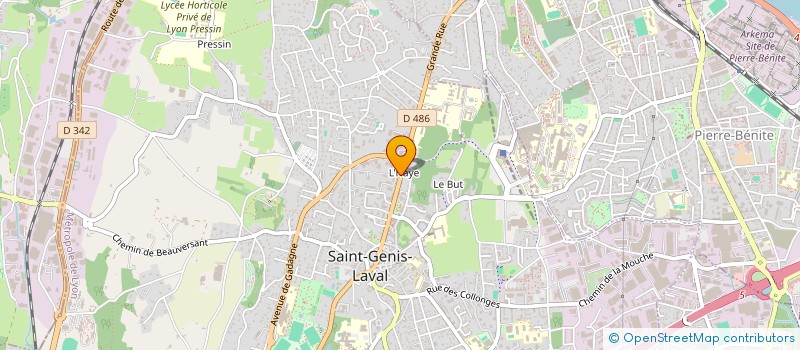 localisation de l'entreprise FLRM CONSEILS à SAINT-GENIS-LAVAL