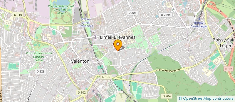 localisation de l'entreprise FLRO à LIMEIL-BREVANNES