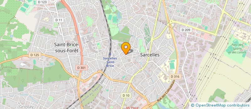 localisation de l'entreprise FLS à SARCELLES