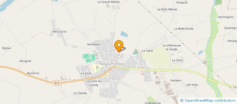 localisation de l'entreprise FLS & CIE  NOYAL-PONTIVY