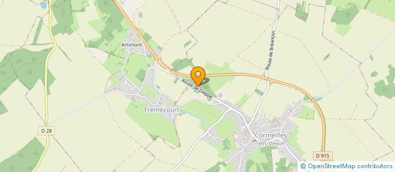 localisation de l'entreprise FLS IMMO  CORMEILLES-EN-VEXIN