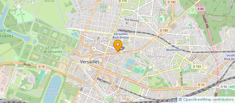 localisation de l'entreprise FLS IMMOBILIER à VERSAILLES