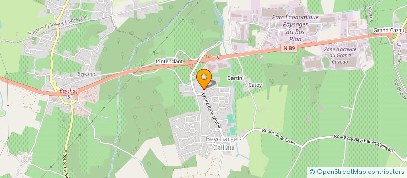 localisation de l'entreprise FLS RISING  BEYCHAC-ET-CAILLAU