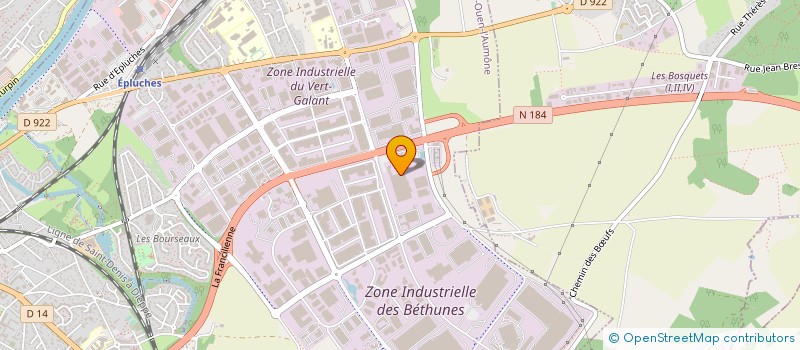localisation de l'entreprise FLSA à SAINT-OUEN-L'AUMONE