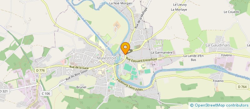 localisation de l'entreprise FLSG  MALESTROIT